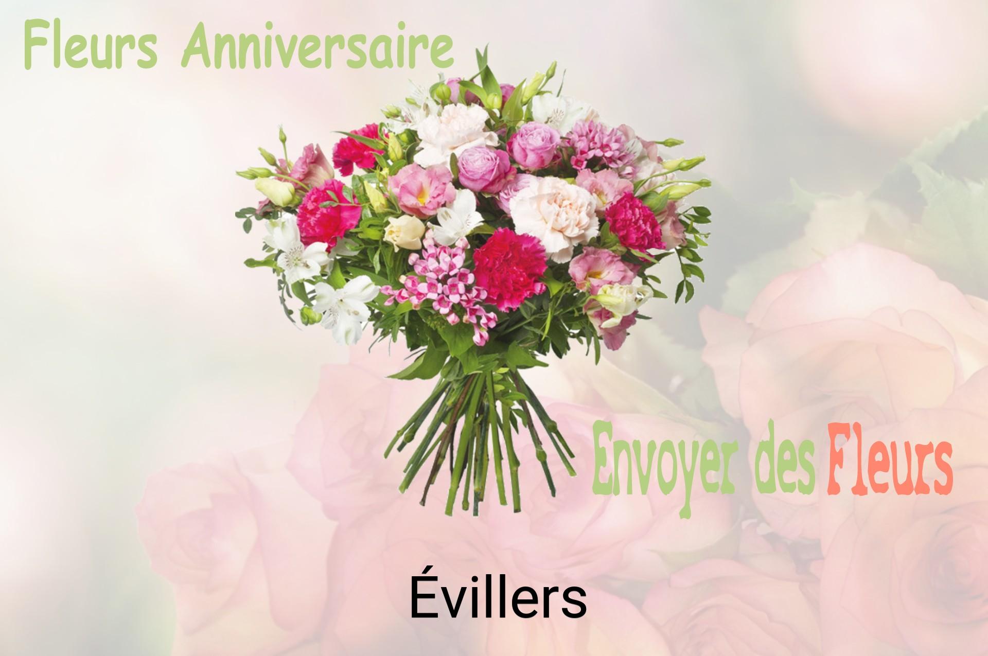 Bouquet de fleurs d’anniversaire livré à Évillers