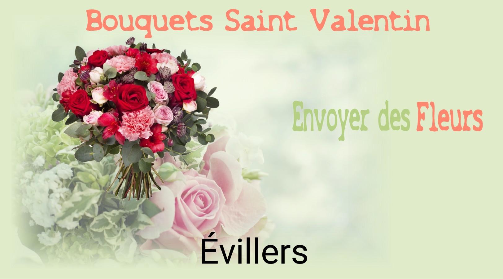 Roses de Saint-Valentin livrées à Évillers